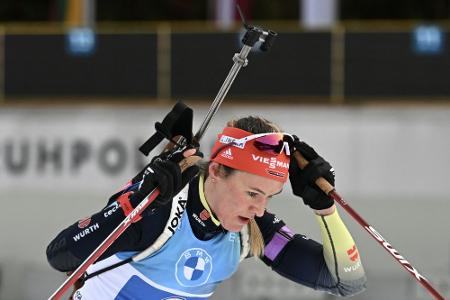 Biathlon-Staffel um Herrmann-Wick auf Rang zwei