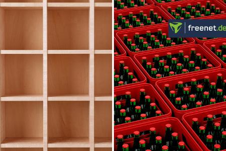 Getränkekistenregal