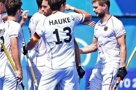 Hockey-Männer im Viertelfinale: 