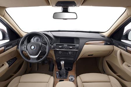 BMW X3 2010, Facelift, SUV, Cockpit