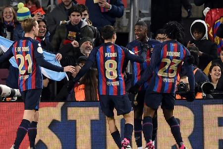 Dembele schießt Barcelona ins Pokal-Halbfinale