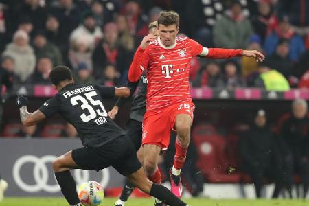 Wieder kein Sieg: FC Bayern nur 1:1 gegen Frankfurt