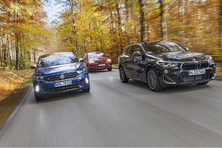 BMW X2 M35i, Cupra Ateca, VW T-Roc R, Exterieur