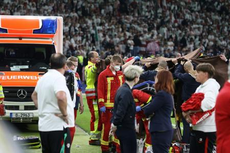 DFB-Pokal: Medizinischer Notfall vor dem Leipziger Stadion