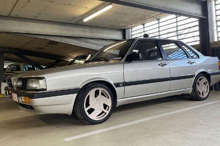 Bremen Classic 2023 Parkhaus Audi 90 Quattro Nothelle-Felgen
