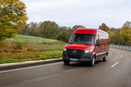 Mercedes E-Sprinter Reichweiten-Test Stuttgart-München