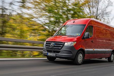 Mercedes E-Sprinter Reichweiten-Test Stuttgart-München