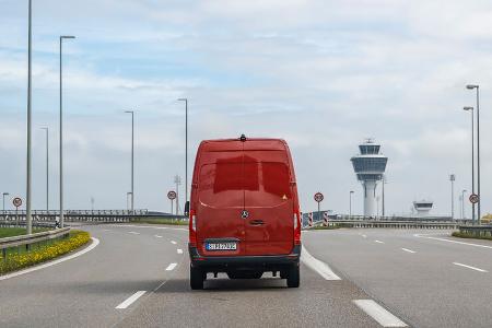 Mercedes E-Sprinter Reichweiten-Test Stuttgart-München