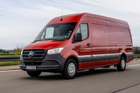 Mercedes E-Sprinter Reichweiten-Test Stuttgart-München