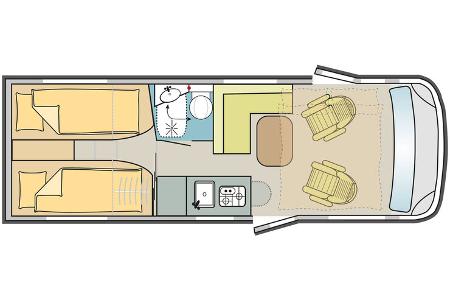 Rapido C 55 i Grundriss