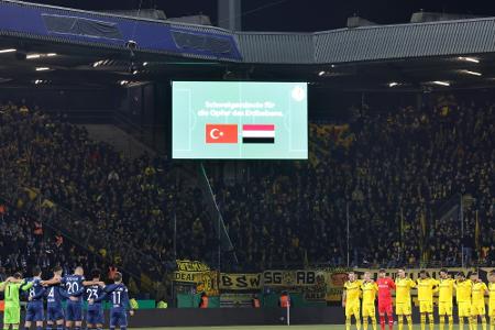 DFB empfiehlt Schweigeminute und Trauerflor