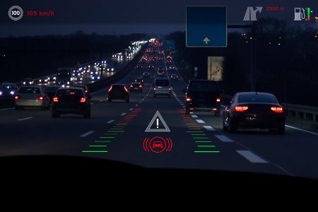 Diese Vor-und Nachteile bieten Head-up-Displays