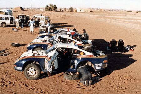 Porsche 959 Dakar Team Rothmans (1986) Rallye Paris-Dakar, Originalaufnahmen