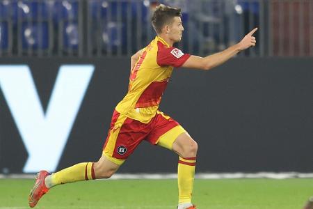 2. Liga: KSC dreht Partie in Unterzahl