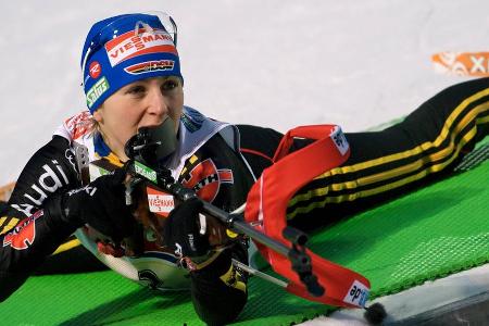 Martina Beck geb. Glagow (aktiv von 2000 bis 2010) - Die dreifache Weltmeisterin arbeitete nach Abschluss ihrer sportlichen Karriere als Polizeihauptmeisterin bei der Bundespolizei. In ihrem Heimatort Mittenwald ist sie mittlerweile Ehrenbürgerin, außerdem wurde ihr ein Park gewidmet. Mit ihren zwei Töchtern und ihrem Sohn lebt die dreifache Mutter zusammen mit ihrem Mann (dem Ex-Biathleten Günter Beck) mittlerweile aber seit über einem Jahrzehnt im österreichischen Höhnart.