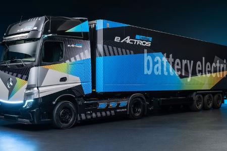 Mercedes Benz Daimler Trucks E-Actros Long Haul Fernstrecke Elektro LKW
