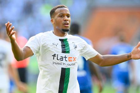 ANGRIFF: Alassane Pléa (bis 74.) - Note: 2,5 - Stellte die Bayern-Abwehr mit seinen tiefen Läufen vor große Probleme. Provozierte die Notbremse von Upamecano durch cleveres Kreuzen, legte das 2:1 mit viel Übersicht auf. Spielte jedoch nicht jede Szene derart konsequent aus.