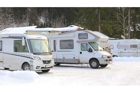 Stellplatz Winter