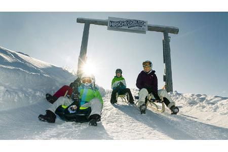 Touren-Tipps Rodelnde Kinder 