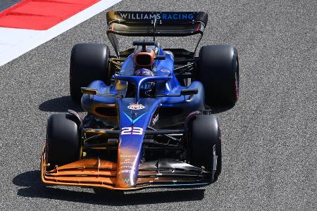 Platz 18: Alex Albon (Williams) - Beste Runde: 1:32:793 - 74 Runden am Donnerstag, 136 Runden am Samstag