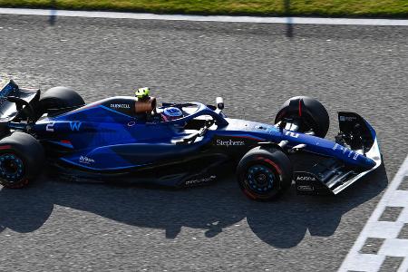 Platz 16: Logan Sargeant (Williams) - Beste Runde: 1:32.549 - 75 Runden am Donnerstag, 154 Runden am Freitag