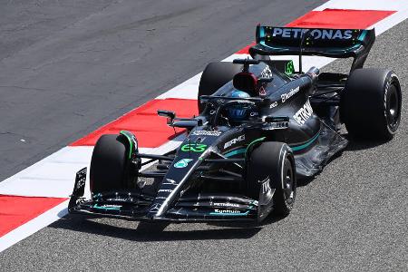 Platz 8: George Russell (Mercedes) - Beste Runde: 1:31:442 - 69 Runden am Donnerstag, 26 Runden am Freitag, 83 Runden am Samstag