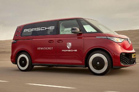 VW ID. Buzz Porsche Taycan Renndienst Historie