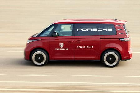 VW ID. Buzz Porsche Taycan Renndienst Historie