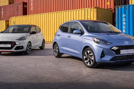 Hyundai i10 und i10 N Line Facelift 2023