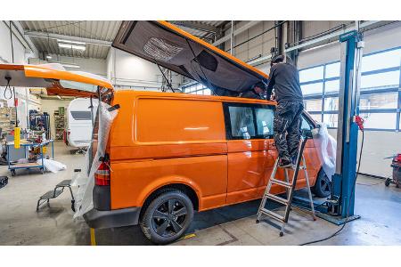 Selbstausbau Van Aufstelldach x