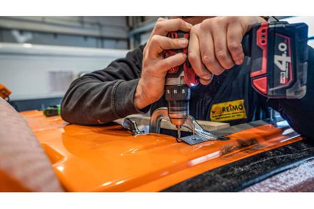 Selbstausbau Van Metalbohrer x