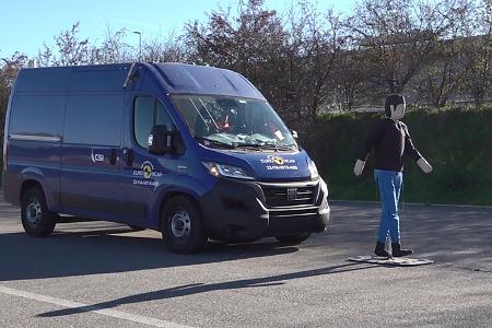 EuroNCAP Transportersicherheit Notbremsassistent