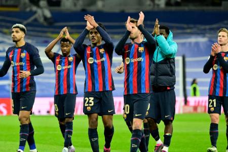 Ohne Lewandowski: Barca besiegt Real im Halbfinal-Hinspiel
