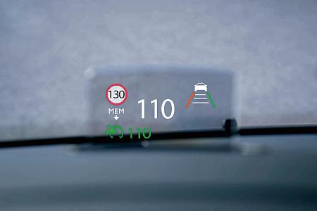 Peugeot Traveller Head up Display