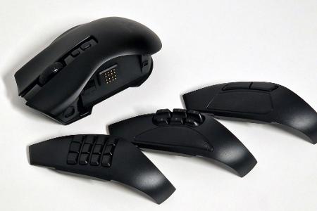 Mit im Lieferumfang: drei magnetische Seitenteile, um verschiedenen Spiele-Genres gerecht zu werden.