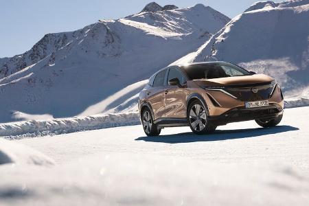 Nissan Ariya 87 kW AWD Allrad Wintertest