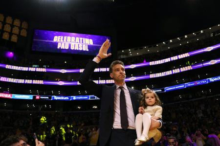 Lakers ziehen Gasol-Trikot unters Hallendach