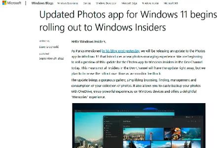 Während die „Flight-Hub“-Übersicht technische Details zu Insider Builds liefert, ist der „Insider-Blog“ etwas verständlicher und sogar bedildert.
