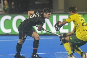 Hockey-Weltmeister Deutschland gewinnt gegen Australien