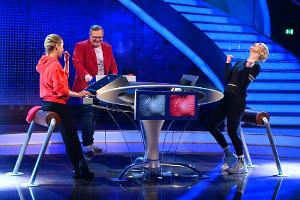 Janin Ullmann gewinnt "Schlag den Star" gegen Jeanette Biedermann