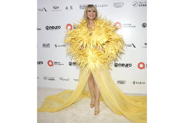 Heidi Klum kann es egal sein - sie war sich der Aufmerksamkeit der Pressefotograf*innen sicher.