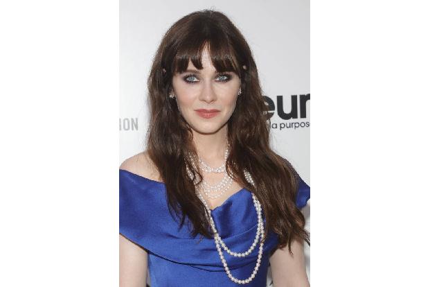 Auf der Gästeliste standen auch Schauspielerin Zooey Deschanel...