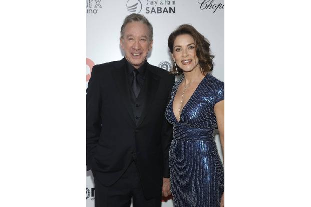 'Hör mal, wer da hämmert'-Star Tim Allen hatte gut lachen, erschien mit seiner Frau Jane Hajduk.