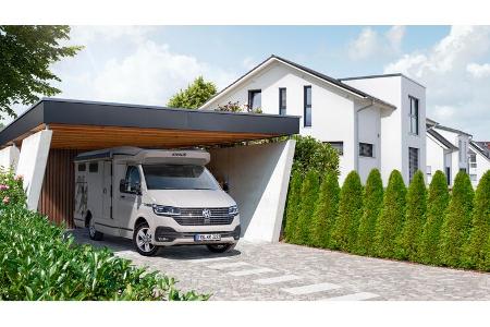 Carport, Garage, Parken, VW T 6.1