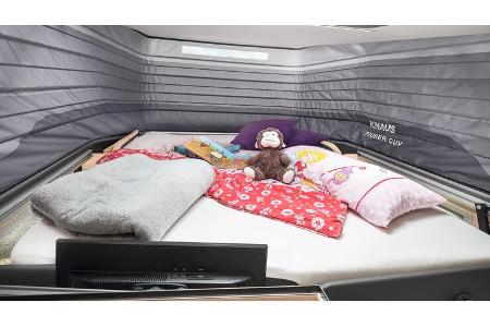 Hochbett, Aufstelldach