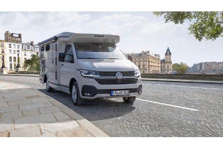 Außenansicht, VW T6.1, CUV, Cuvision, Zusammengekappt, Fahrstellung, Straße
