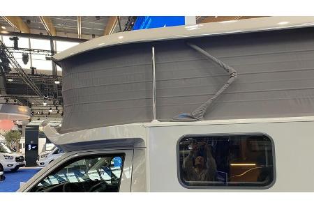 Dachmechanismus, Hubdach, Aufstelldach