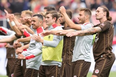 Kantersieg in Sandhausen: St. Pauli setzt Siegesserie fort