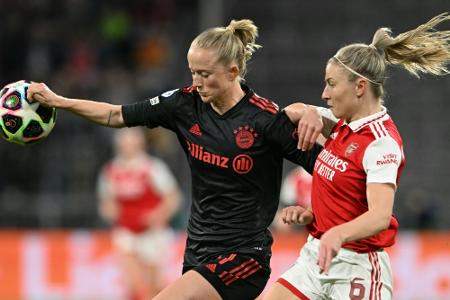 Schüller trifft und rettet: Bayern-Frauen schlagen Arsenal