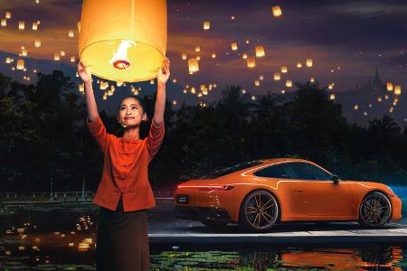Porsche 911 Carrera GTS 30 Years Porsche Thailand Edition (2023) Monday Pastelorange